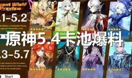 原神2.0卡池爆料最新,新角色、新故事，探索神秘世界